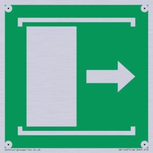 E033 safe condition door slides right to open